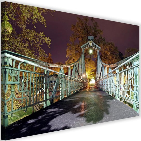 Obraz na płótnie Canvas FEEBY, Stary most z latarnią, 60x40 cm Feeby