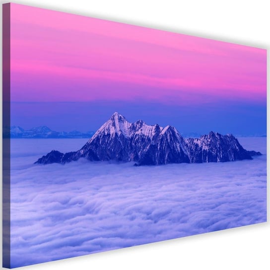 Obraz na płótnie Canvas FEEBY, Szczyty ponad chmurami, 90x60 cm Feeby