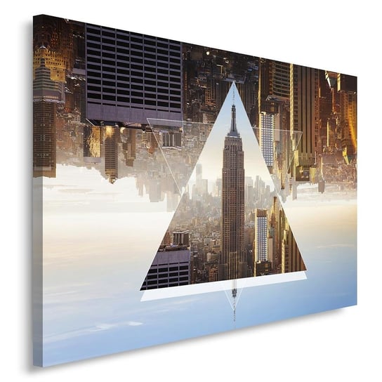Obraz na płótnie Canvas FEEBY, Wieżowiec w trójkącie, 60x40 cm Feeby