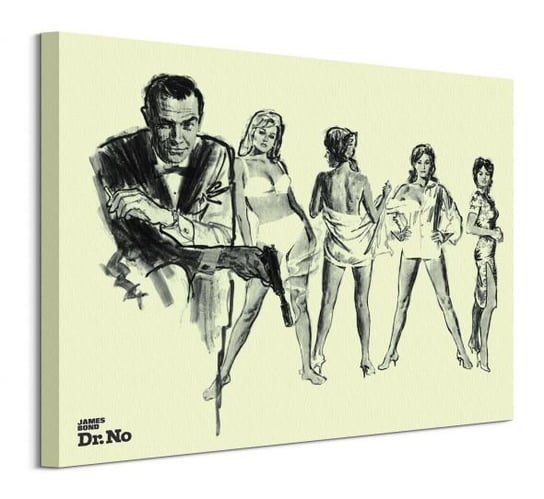 Obraz na płótnie/canvas, James Bond, 40x50 cm James Bond