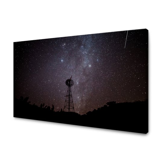 Obraz Na Płótnie Canvas Kosmos Spadająca Gwiazda 120X70 Cm GP TONER