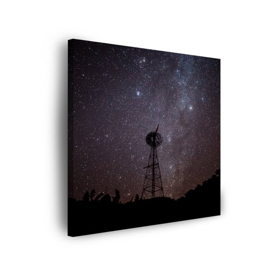 Obraz Na Płótnie Canvas Kosmos Spadająca Gwiazda 40X40 Cm GP TONER