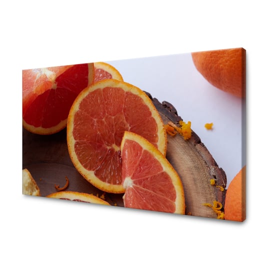 Obraz Na Płótnie Canvas Kuchnia Czerwona Pomarańcza 120X70 Cm GP TONER
