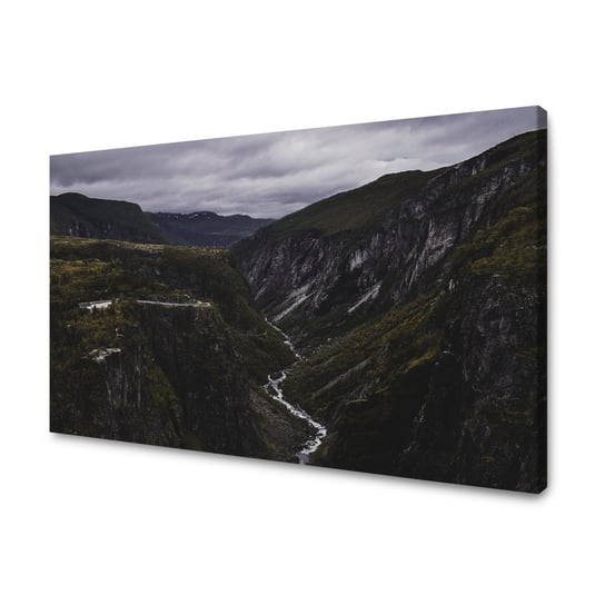 Obraz Na Płótnie Canvas Natura Górski Potok 100X60 Cm GP TONER