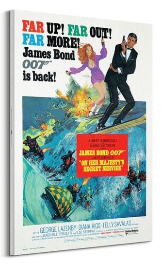 Obraz na płótnie canvas PYRAMID INTERNATIONAL James Bond, 120x85 cm James Bond
