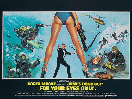 Obraz na płótnie canvas PYRAMID INTERNATIONAL James Bond, 60x80 cm Pyramid International