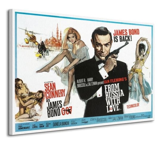 Obraz na płótnie canvas PYRAMID INTERNATIONAL James Bond, 85x120 cm James Bond