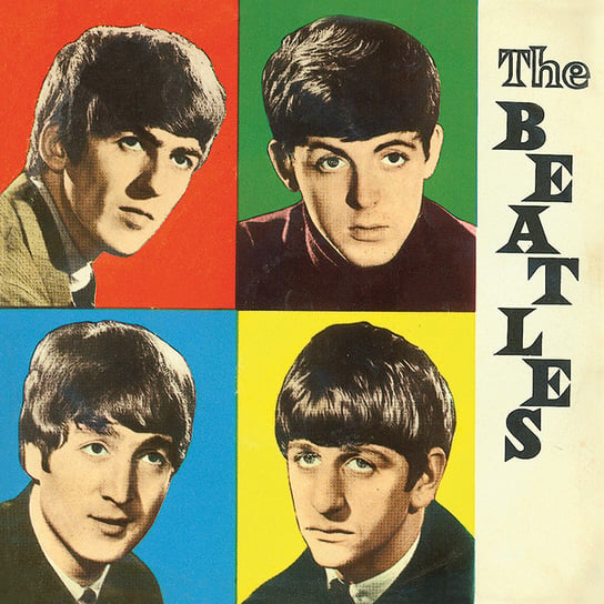 Obraz na płótnie/canvas PYRAMID INTERNATIONAL The Beatles, zielono-żółty, 40x40 cm The Beatles