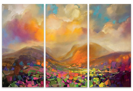 Obraz na płótnie canvas PYRAMID INTERNATIONAL triptych Scott Naismith, 100x150 cm Pyramid International