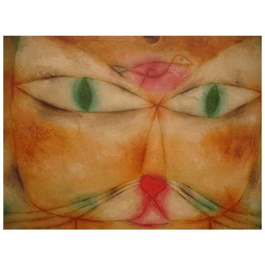 Obraz na płótnie Cat And Bird - Paul Klee 60x80 Legendarte