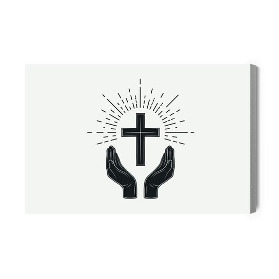 Obraz Na Płótnie Chrześcijańskie Logo 100x70 NC Inna marka
