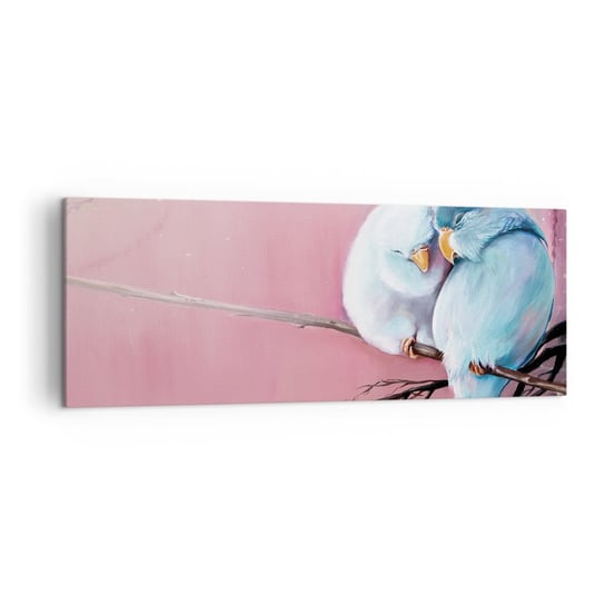 Obraz na płótnie - Cóż tu dodać?… - 140x50cm - Ptaki Natura Sztuka - Nowoczesny Canvas obraz do salonu do sypialni ARTTOR ARTTOR