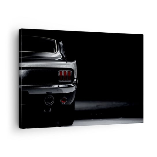 Obraz na płótnie - Czar klasyki - 70x50cm - Samochód Retro Auto - Nowoczesny Canvas obraz do salonu do sypialni ARTTOR ARTTOR