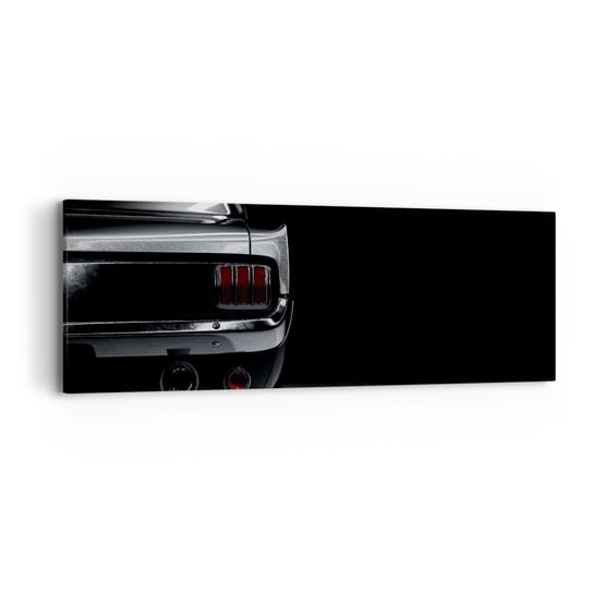 Obraz na płótnie - Czar klasyki - 90x30cm - Samochód Retro Auto - Nowoczesny Canvas obraz do salonu do sypialni ARTTOR ARTTOR