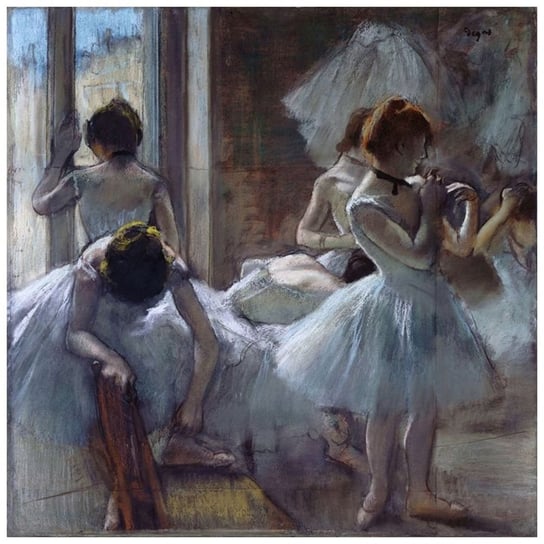 Obraz na płótnie Dancers - Edgar Degas 50x50 Legendarte