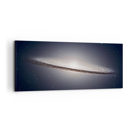 Obraz na płótnie - Dawno temu w odległej galaktyce… - 100x40cm - Galaktyka Kosmos Wszechświat - Nowoczesny foto obraz w ramie do salonu do sypialni ARTTOR ARTTOR