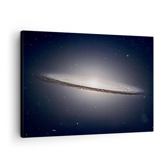 Obraz na płótnie - Dawno temu w odległej galaktyce… - 70x50cm - Galaktyka Kosmos Wszechświat - Nowoczesny Canvas obraz do salonu do sypialni ARTTOR ARTTOR