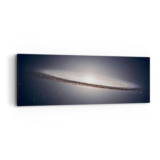 Obraz na płótnie - Dawno temu w odległej galaktyce… - 90x30cm - Galaktyka Kosmos Wszechświat - Nowoczesny Canvas obraz do salonu do sypialni ARTTOR ARTTOR