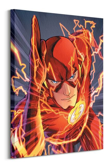 Obraz na płótnie DC Comics The Flash na ścianę do salonu 60x80 cm Pyramid Posters