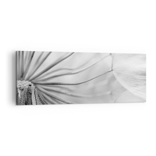 Obraz na płótnie - Dmuchawce, latawce - 140x50cm - Minimalizm Delikatny Kwiat - Nowoczesny Canvas obraz do salonu do sypialni ARTTOR ARTTOR