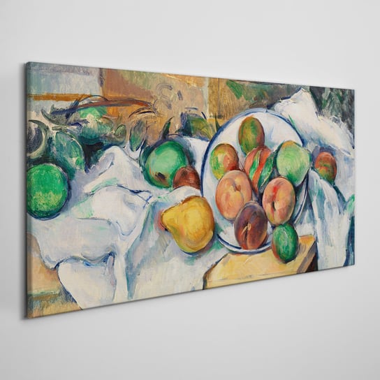Obraz Na Płótnie do salonu Stół róg Cézanne 100x50 Coloray