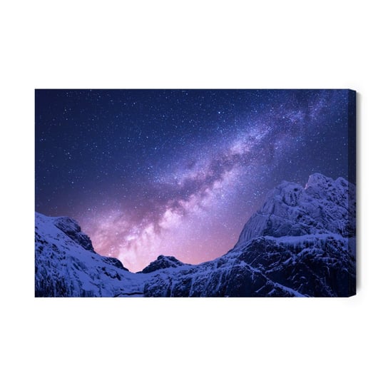 Obraz Na Płótnie Droga Mleczna Nad Śnieżnymi Górami 100x70 Inna marka
