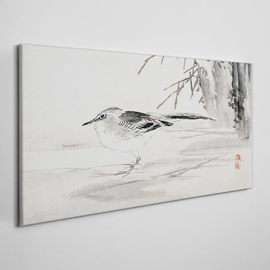 Obraz Na Płótnie Drzewo zwierzę ptak wróbel 100x50 Coloray