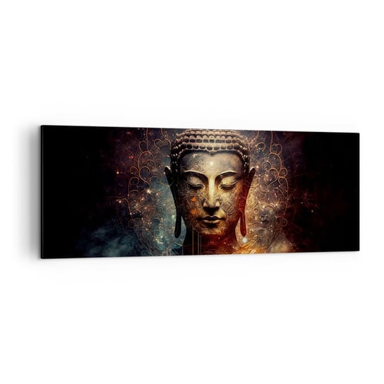 Obraz na płótnie - Duchowa równowaga - 140x50cm - Budda Medytacja Religia - Nowoczesny Canvas obraz do salonu do sypialni ARTTOR ARTTOR
