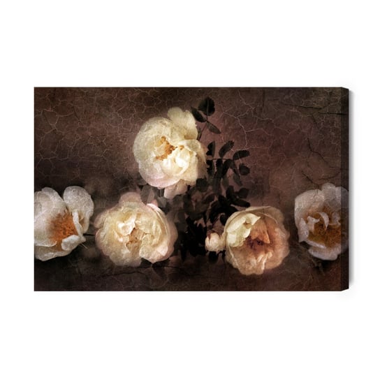 Obraz Na Płótnie Dzikie Róże W Stylu Vintage 120x80 NC Inna marka