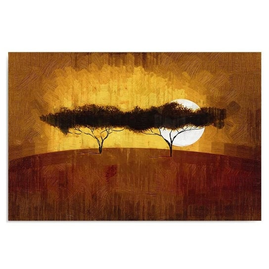 Obraz na płótnie FEEBY, Afryka Krajobraz Drzewa 50x40 Feeby