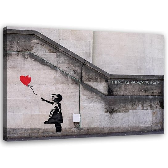 Obraz na płótnie FEEBY, Banksy Dziewczynka z Balonikiem 60x40 Feeby