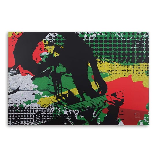 Obraz na płótnie FEEBY, Bob Marley Reggae Muzyka 120x80 Feeby