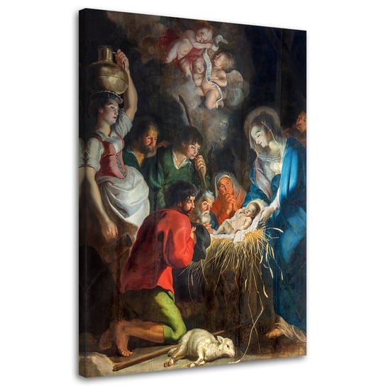 Obraz na płótnie FEEBY, Boże Narodzenie kościół św. Pawła Antwerpia 60x90 Feeby