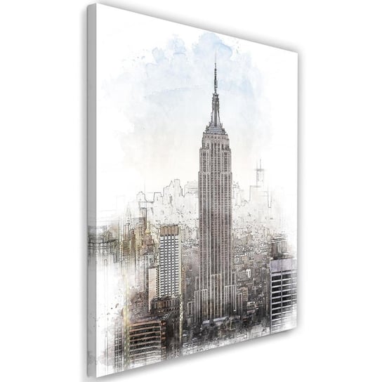 Obraz na płótnie FEEBY Canvas, Empire State Building, 50x70 cm Feeby