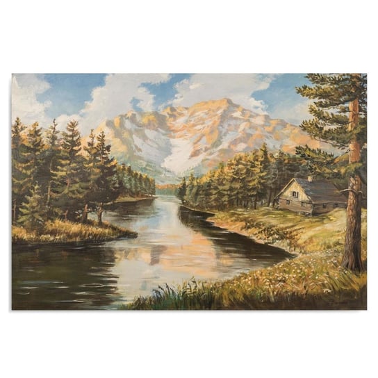 Obraz na płótnie FEEBY Canvas, Krajobraz górski 2, 40x60 cm Feeby