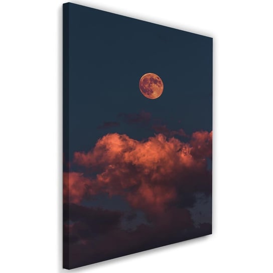 Obraz na płótnie FEEBY, Chmury Niebo Księżyc 40x60 Feeby