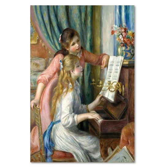 Obraz na płótnie FEEBY, Dziewczęta przy pianinie - A.Renoir, 70x100 Feeby