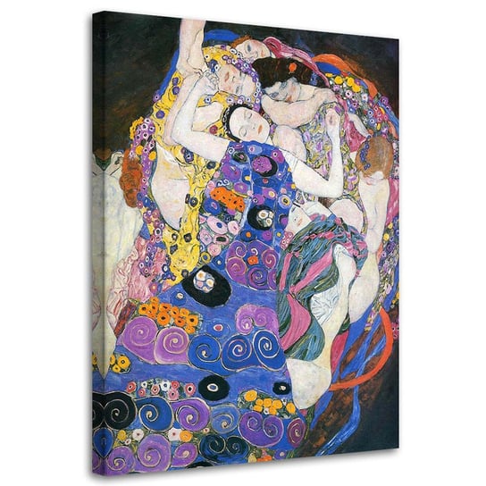 Obraz na płótnie FEEBY, Dziewice - G. Klimt reprodukcja 60x90 Feeby