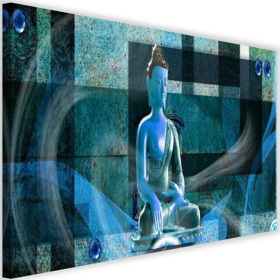 Obraz na płótnie FEEBY, Geometryczny Buddha Zen 120x80 Feeby