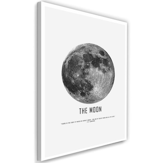 Obraz na płótnie FEEBY, Księżyc Kosmos Noc 40x60 Feeby