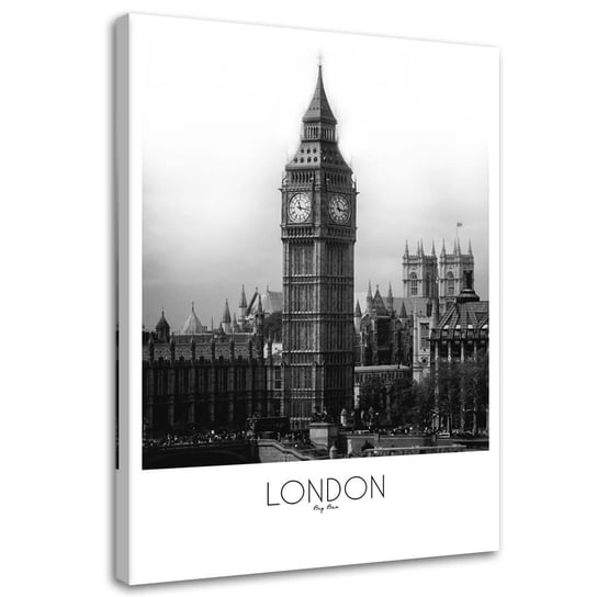 Obraz na płótnie FEEBY, Londyn - Big Ben 80x120 Feeby