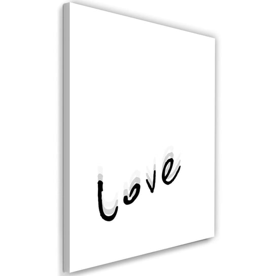 Obraz na płótnie FEEBY, Love Typografia Napis 40x60 Feeby