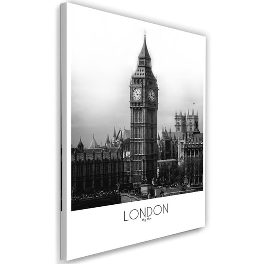 Obraz na płótnie FEEBY, Miasto Londyn - Big Ben 40x60 Feeby