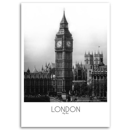Obraz na płótnie FEEBY, Miasto Londyn - Big Ben 70x100 Feeby
