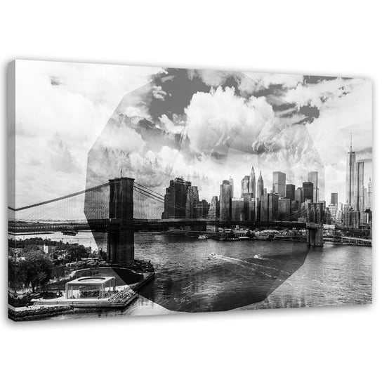 Obraz na płótnie FEEBY, Most w Nowym Jorku 100x70 Feeby