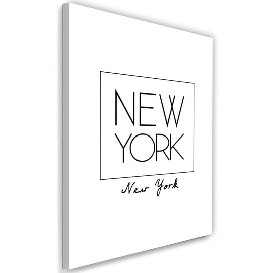 Obraz na płótnie FEEBY, Napis Nowy Jork 60x90 Feeby