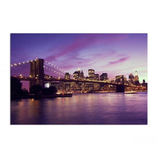 Obraz na płótnie FEEBY, Nowy Jork Manhattan Zachód Słońca 120x80 Feeby