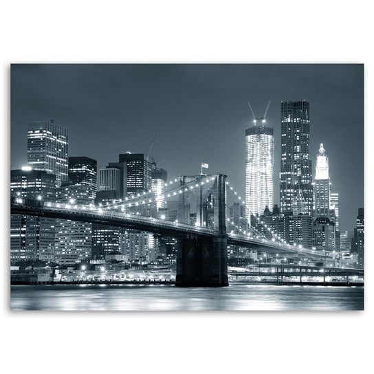 Obraz na płótnie FEEBY, Nowy Jork Most Manhattan 100x70 Feeby