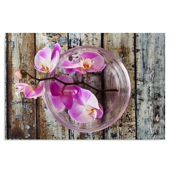 Obraz na płótnie FEEBY, Orchidea Deski Kwiaty Spa 70x50 Feeby