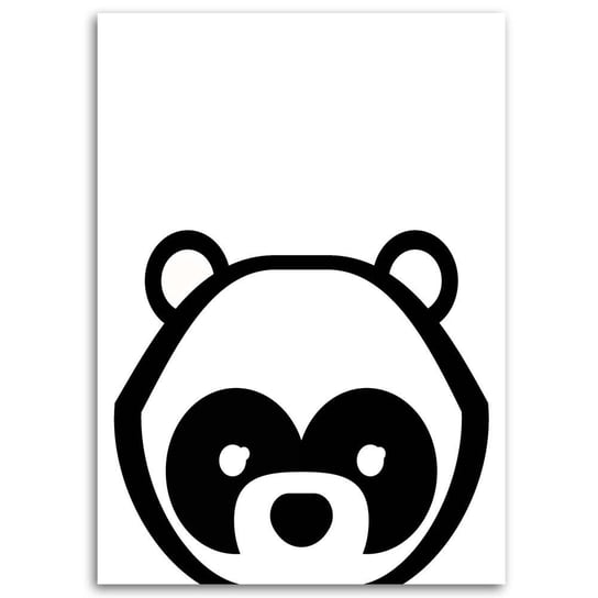 Obraz na płótnie FEEBY, Panda Miś Zwierzęta 70x100 Feeby